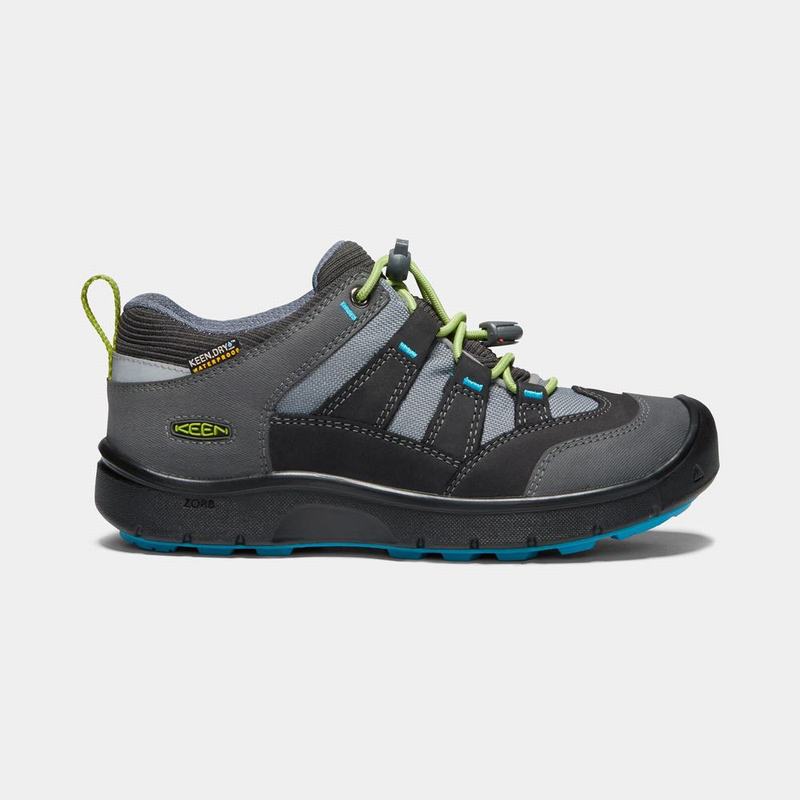 Tenis Keen Hikeport Waterproof Para Niños Negros/Grises/Verdes - Zapatos Keen Mexico (438592-ALQ)